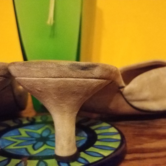 Van Eli Suede Slide Kitten Heel - Picture 8 of 8